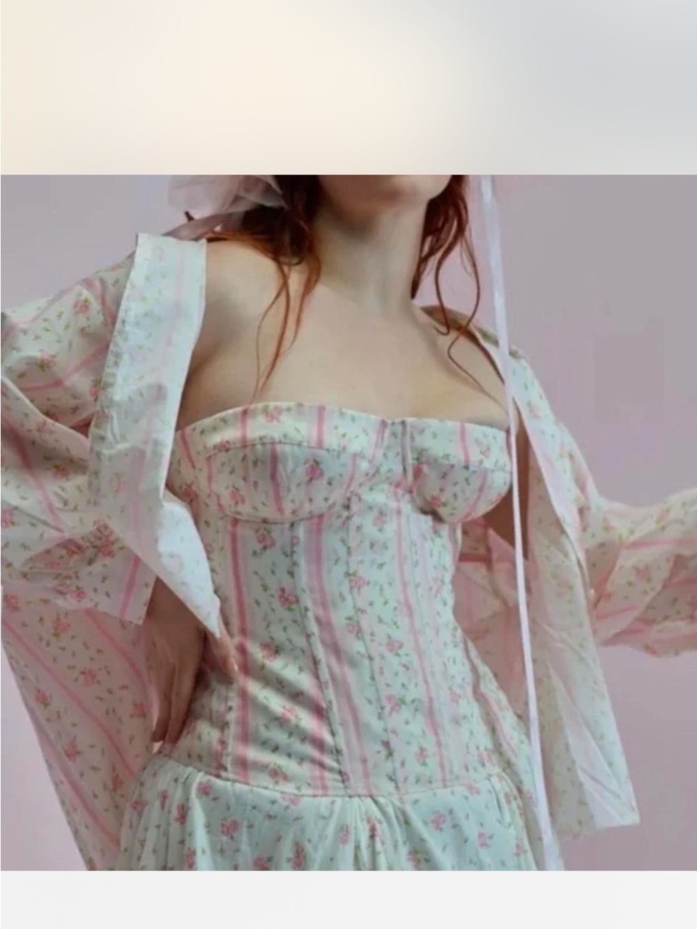 Selkie Pillow Fight Bustier Corset large BNWT